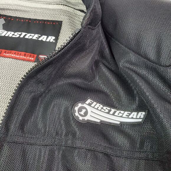 Firstgear Mesh-Tex Black Motorcycle Jacket Men's 2XL Hipertex collection - Picture 5 of 14